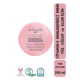 Byphasse Vitamin-E Yüz Vücut ve Eller 250 ml Nemlendirici Krem