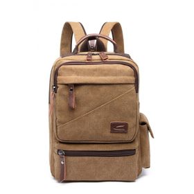 C-Active Erkek Kanvas Camel Sırt Çantası