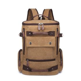 C-Active Erkek Kanvas Camel Sırt Çantası