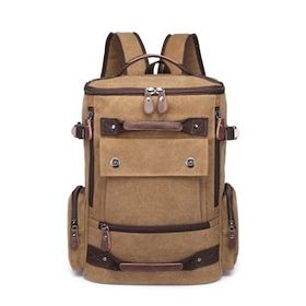 C-Active Erkek Kanvas Camel Sırt Çantası