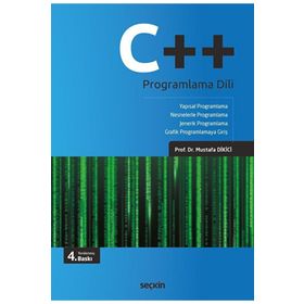 C ++ Proglramlama Dili - Mustafa Dikici