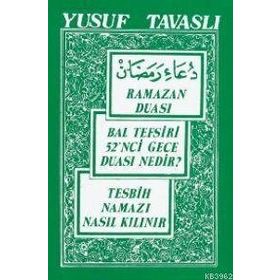C06 - RAMAZAN DUASI VE BAL TEFSIRI (CEP BOY) - YUSUF TAVASLI