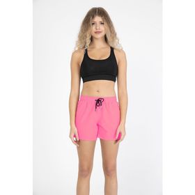 C1813 Pembe Kadın Likralı Deniz Şort