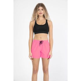 C1813 Pembe Kadın Likralı Deniz Şort
