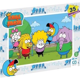 CA Games 1 Kral Şakir 35 Parça Frame Puzzle