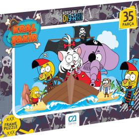 CA Games 1 Kral Şakir 35 Parça Frame Puzzle