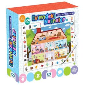 CA Games 100 Parça Evimdeki Nesneler Puzzle
