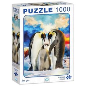 CA Games 1000 Parça Penguen Ailesi Puzzle