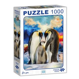 CA Games 1000 Parça Penguen Ailesi Puzzle