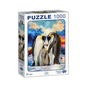 CA Games 1000 Parça Penguen Ailesi Puzzle