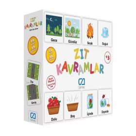 CA Games 18906506 Zıt Kavramlar Eğitici Puzzle