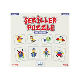 CA Games 19 Parça Şekiller Puzzle