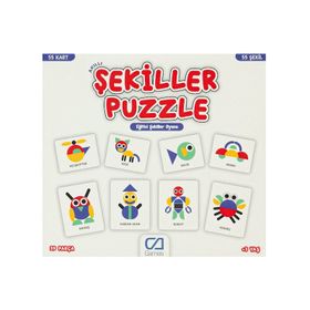 CA Games 19 Parça Şekiller Puzzle