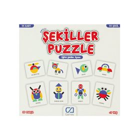 CA Games 19 Parça Şekiller Puzzle