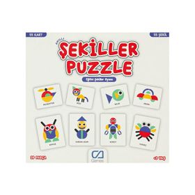 CA Games 19 Parça Şekiller Puzzle