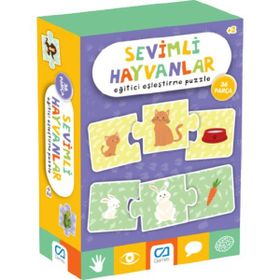 CA Games +2 Yaş Sevimli Hayvanlar 36 Parça Puzzle