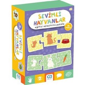 CA Games +2 Yaş Sevimli Hayvanlar 36 Parça Puzzle