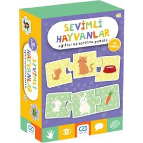 CA Games +2 Yaş Sevimli Hayvanlar 36 Parça Puzzle
