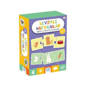 CA Games +2 Yaş Sevimli Hayvanlar 36 Parça Puzzle