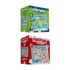 CA Games 2'li 5025-5079 Yer Puzzle Seti