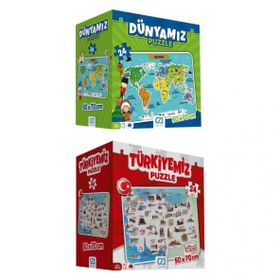 CA Games 2'li 5025-5079 Yer Puzzle Seti