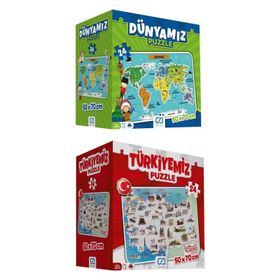 CA Games 2'li 5025-5079 Yer Puzzle Seti