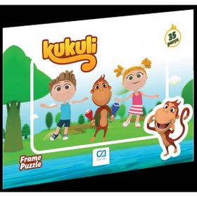 CA Games +3 Yaş Kukuli 35 Parça Frame Puzzle