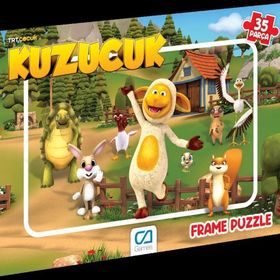 CA Games +3 Yaş Kuzucuk 35 Parça Frame Puzzle