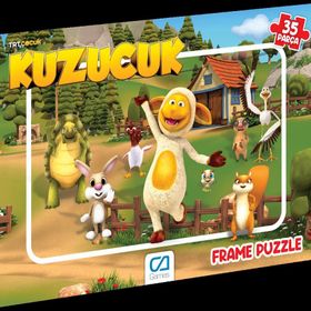 CA Games +3 Yaş Kuzucuk 35 Parça Frame Puzzle