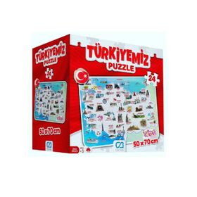 CA Games +3 Yaş Türkiye’miz Çocuk Puzzle 24 Parça