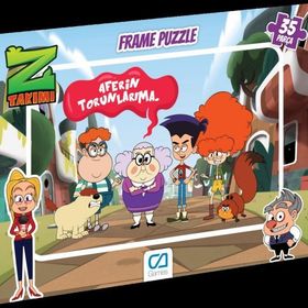 CA Games +3 Yaş Z Takımı 35 Parça Frame Puzzle
