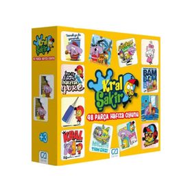 CA Games 48 Parça Kral Şakir Hafıza Oyunu Kartları