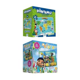 CA Games (5025-5066) 2'li Yer Puzzle Seti