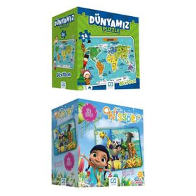 CA Games (5025-5066) 2'li Yer Puzzle Seti