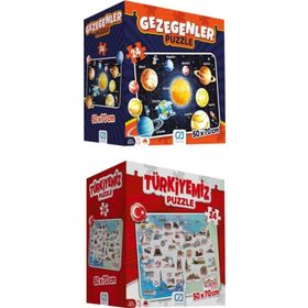 CA Games 5026-5079 2'li Yer Puzzle Seti