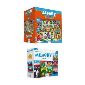 CA Games (5027-5038) 2'li Yer Puzzle ve Memory Set