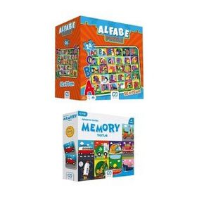 CA Games (5027-5038) 2'li Yer Puzzle ve Memory Set