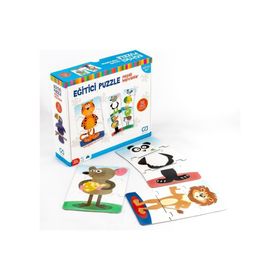 CA Games 5028-5040 2'li Eğitici Puzzle ve Memory Set
