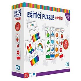 CA Games 5029 Eğitici Puzzle Renkler 36 Parça