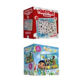 CA Games (5079-5066) 2'li Yer Puzzle Seti