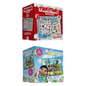 CA Games (5079-5066) 2'li Yer Puzzle Seti