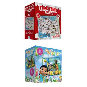 CA Games (5079-5066) 2'li Yer Puzzle Seti
