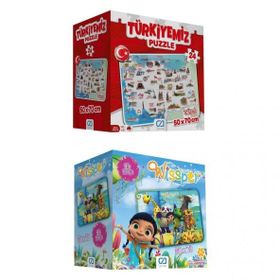 CA Games (5079-5066) 2'li Yer Puzzle Seti