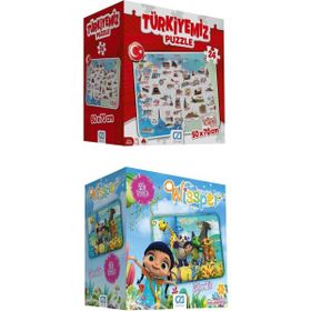 CA Games (5079-5066) 2'li Yer Puzzle Seti