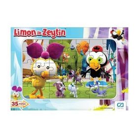 CA Games 5082 Limon İle Zeytin 35 Parça Frame Puzzle