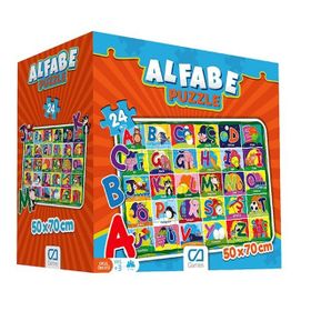 CA Games 50x70 cm Alfabe Yer Puzzle