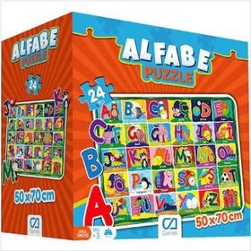 CA Games 50x70 cm Alfabe Yer Puzzle