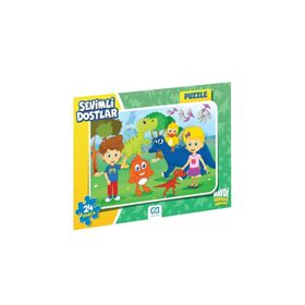 Ca Games 5121 24 Parça Sevimli Dostlar Frame Puzzle