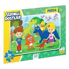 Ca Games 5121 24 Parça Sevimli Dostlar Frame Puzzle