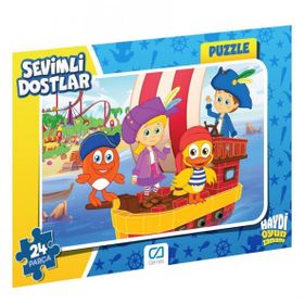 Ca Games 5121-5122 Sevimli Dostlar Frame 35 Parça Puzzle